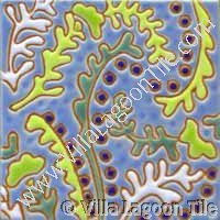 Indian style ceramic tile