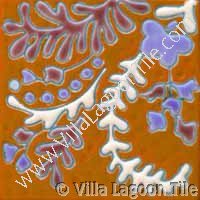 Organic shapes tile design