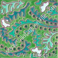 Wax resist tile design