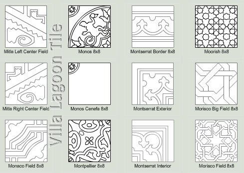 Handmade mexican tile