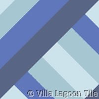 Contemporary striped floor tile