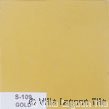 Gold floor tile