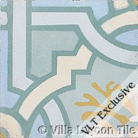Venetian Azul Encaustic Cement Tile