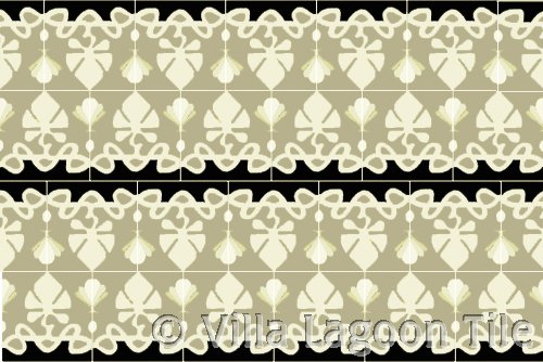 offset stripe tile floor