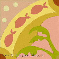 pescado coral tile