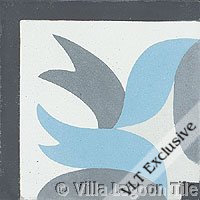 Ribbon Corner Blue Frost