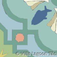 Savona Encaustic Tile Aqua