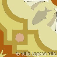 Savona Encaustic Tile Gold