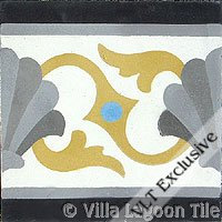 sea shell floor tile for coastal decor