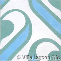 Surf tile-agua azul aqua
