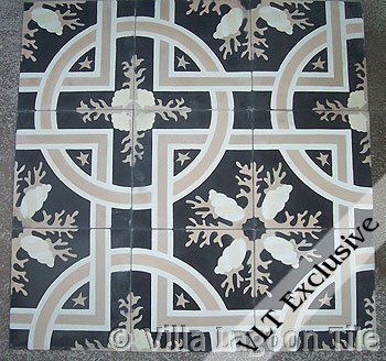 Trapani Midnight Cement Tile
