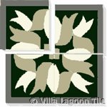 taupe ribbon corner tile