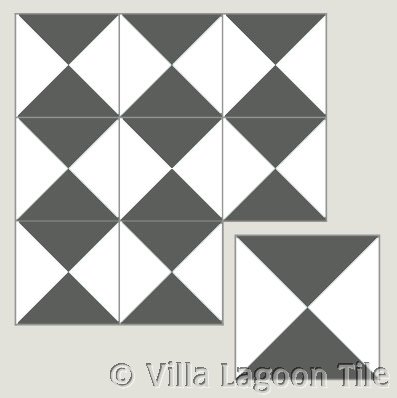 Cement tile for England, Ireland, and Wales