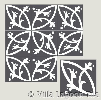 Pattern tile floors