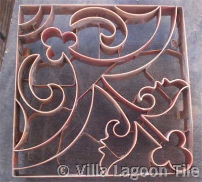 Cement tile mold pattern for 254 Jemma tile
