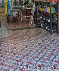 Antique French tiles