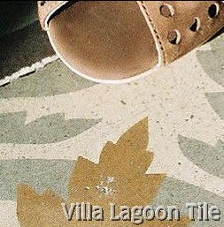Photos of old tile floor in urban outfitters catalog