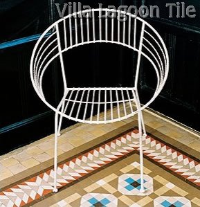 Urban Outfitter Loop Chair on tile floor