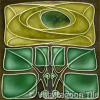 mackintosh rose tile
