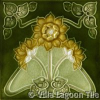 Floral antique tiles