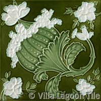 Line formed tile design