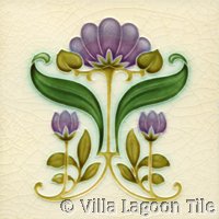 Tulip deco tile