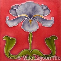 Iris art tile