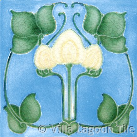 Art nouveau art tile