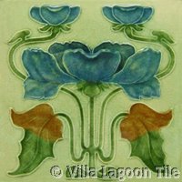 Decorative antique tile