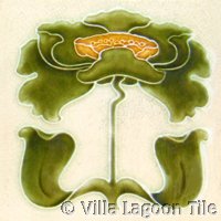 Peony tile