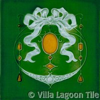 Art tile for fireplaces and historic homes