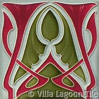 Art Deco ornamental tile