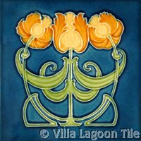 Decorative antique tile