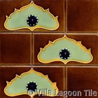 dark victorian tile