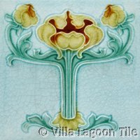Art Nouveau Reproduction tiles