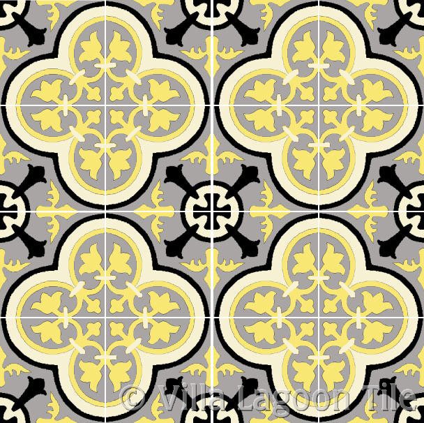 Classic encaustic floor tile