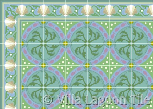 Seaside Cement Tile Flooring