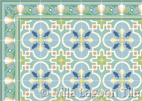 tropical floors for beach house interior