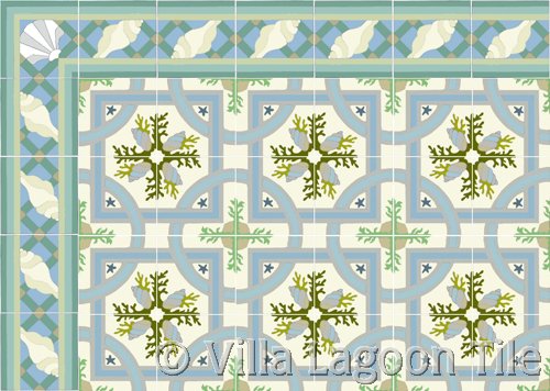 beach house flooring cement tile