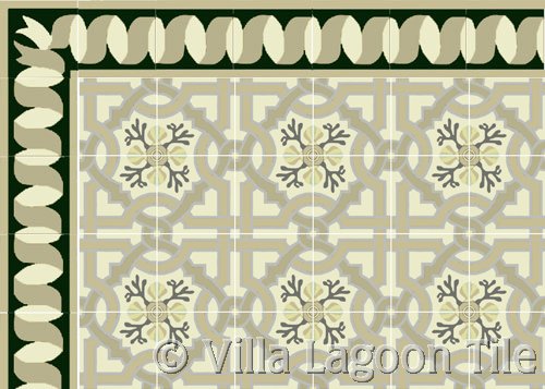 kitchen backsplash tile in cement mosaicos