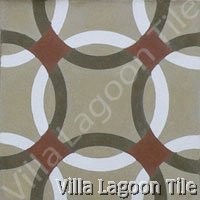 Anillos cement tile ring pattern