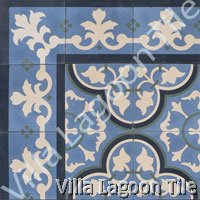 Caribbean cement tile design