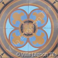 Brussels encaustic cement tile