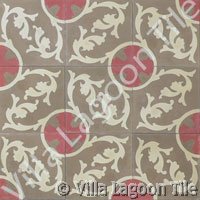 Old world encaustic tile