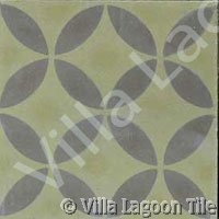 Geometric cement tile 