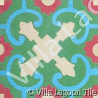 Caribbean style floor patterns