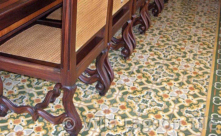 Carribean Style Dining Room Tile Floor Carribean Style Dining Room Tile Floor