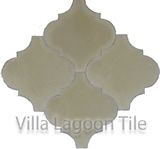 Colonial arabesque Brun Camois Tile