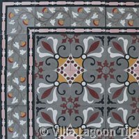 Ch-230-1A Cuban tile Aguayo Tile