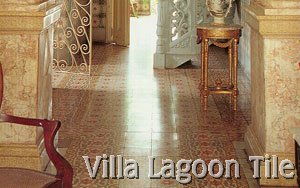 old cuban tile hallway floor